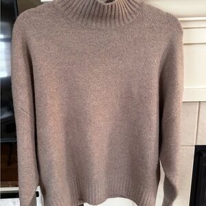 For The Republic Brown Turtleneck Sweater